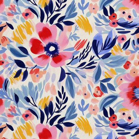 Tela decorativa para exteriores Oxford - Flores - DX2521 (1/5)