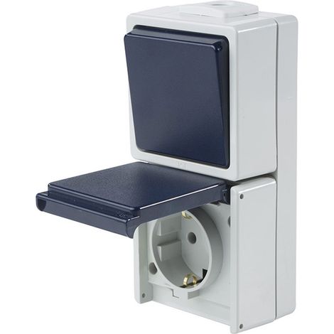 as  Schwabe  Kombination Aus/Wechselschalter/Steckdose  62455