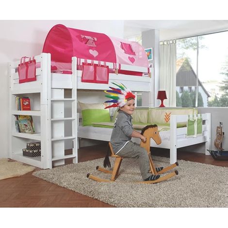 LETTO A CASTELLO BAMBINO IN L TIRRENO - Naturale - 90 x 200 - Senza scivolo (1/3)