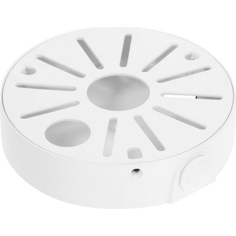 Boîtier de jonction pour caméra de sécurité, boîtier pour caméra dôme de vidéosurveillance, cache-câbles électriques-13.2X13.2X3CM-White