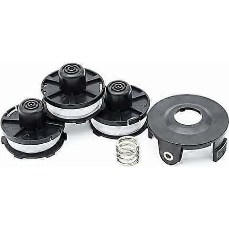 Lot de 3 bobines de fil pour coupe-bordures Makita 195858-1 (longueur : 8 m, Ø 1,60 mm avec couvercle de bobine) (1/5)
