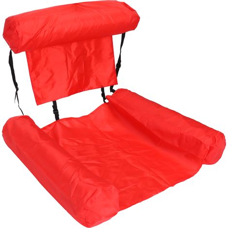 Faltbare, aufblasbare PVC-Matratze, Schwimmstuhl für den Pool, Wasserhängematte für den Sommer, faltbarer Badesitz. (1/5)