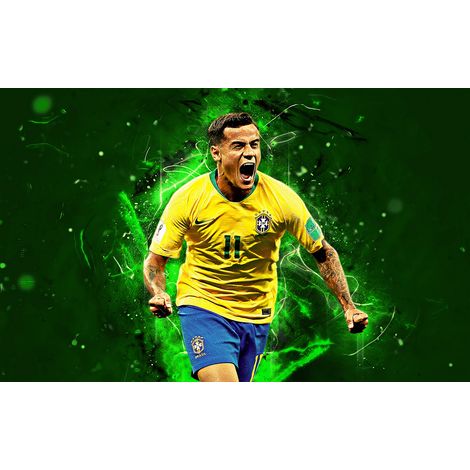 Papier peint panoramique Football - Joueur de Foot - 130 cm x 81 cm (1/2)