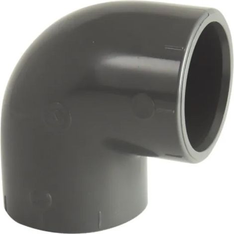 Curva a pressione in PVC 90° diametro 90 mm, femmina
