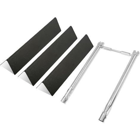 Barres aromatisantes 7635 et tube de brûleur de barbecue 69785, pièces de rechange pour barbecues à gaz Weber Spirit I & II 200 Series, Spirit E210, E220, S210, S220 avec panneau de commande
