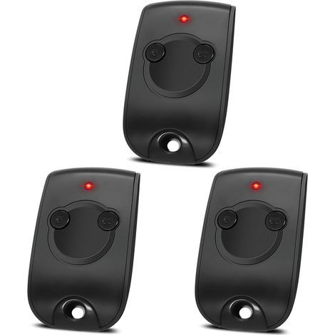 Set di 3 telecomandi Keytis RTS a 2 canali compatibili per il controllo di 2 apriporta per cancelli e garage RTS. (1/5)