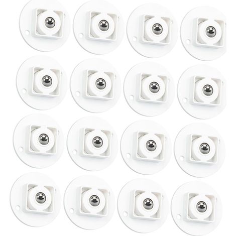 de 20 mini roulettes pivotantes pour meubles et rangements
