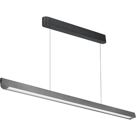 Lámpara de techo colgante LED Samsung V-TAC de 36 W, gris, 1227 x 50 x 60 mm, 3 en 1