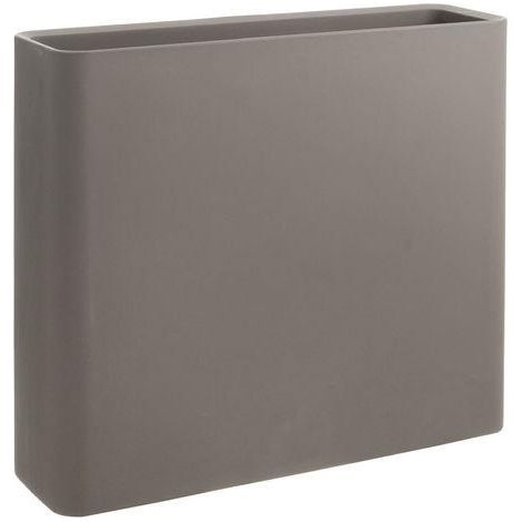 Outdoor rechteckige Kunststoffvase ''Divio Indoor, Outdoor und Wasserreserve'' für Blumen und Pflanzen -Indoor / Cappuccinofarbe (1/5)