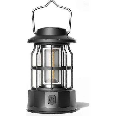 Lanterne de camping à piles, lampe de camping LED à luminosité réglable, étanche IPX4, portable pour la maison ou l'abri de jardin - AquaForge (1/5)
