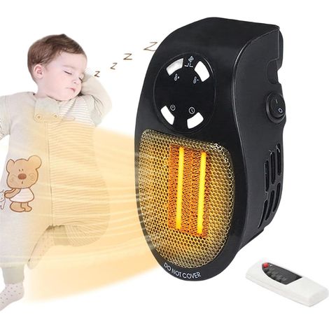 Radiateurs 500 W pour usage intérieur, radiateur portable, radiateur mural avec minuterie thermostatique réglable, petit radiateur d'appoint, petit radiateur d'appoint portable (1/5)
