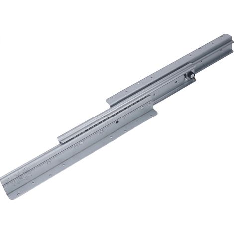 1 jeu de glissières de tiroir supportant une charge de 120 kg, rail de guidage de 400 à 900 mm pour tiroir de meuble (usage domestique) (1/5)