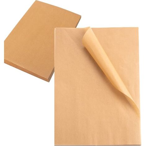200 Blatt Backpapier 20 x 15 cm Antihaft Backpapier, vorgeschnitten zum Grillen, für Heißluftfritteusen, zum Dämpfen, für Brot, Cupcakes, Kekse u (1/5)
