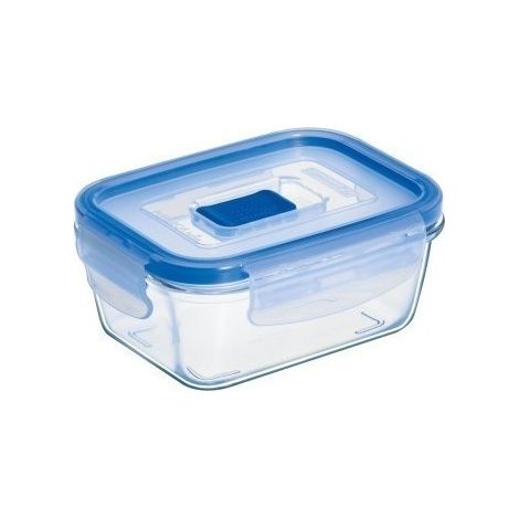 Hermetico alimen. rect 12x9x7cm crist luminarc