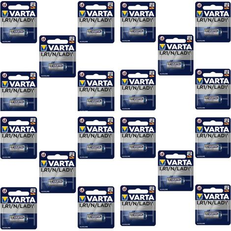 .20 Piles Varta LR1 Lady MN9100.