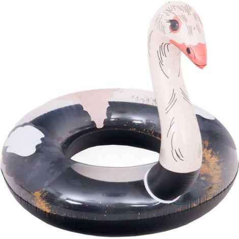 Bouée Autruche - Gonflable Piscine Plage - Diamètre 93 cm Hauteur 80 cm - PVC Résistant - Pour Adultes et Adolescents - 1 Pièce (1/5)