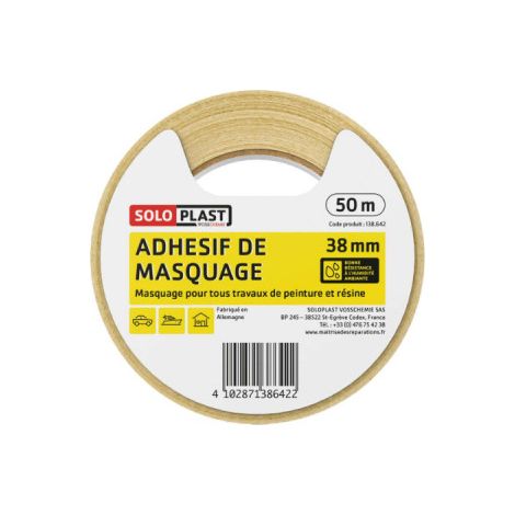 Adhésif de masquage Soloplast 38mm x 50m