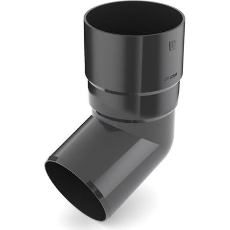 Coude de Gouttière Graphite 67,5° pour Système de Gouttière