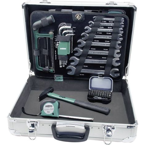 Brüder Mannesmann M29075 M29075 Tuttofare Valigetta porta utensili con contenuto 108 parti