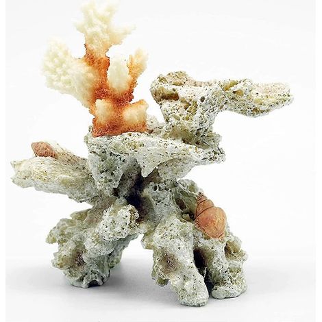 Décorations de récifs coralliens pour aquarium, récifs coralliens en résine, utilisés pour la décoration thématique d'aquariums et l'aménagement paysager d'aquariums. (1/5)