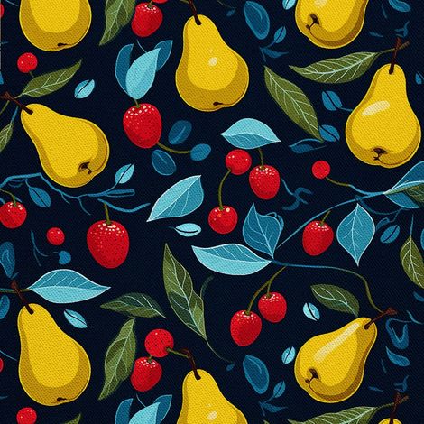 Tela decorativa para exteriores Oxford - Motivo frutal  DX6732 (1/5)