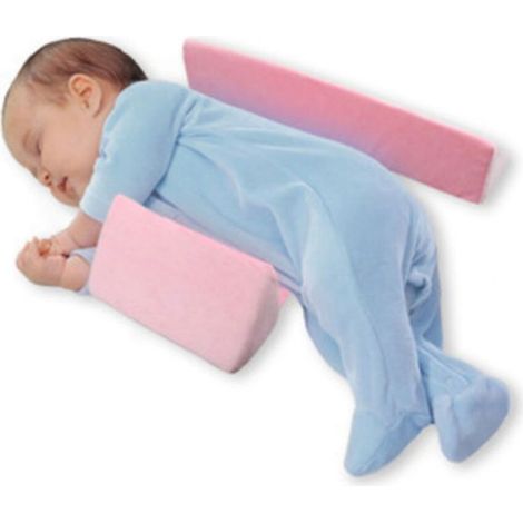 Oreiller Coiffant - Oreiller Positionnement Nouveau-Né - Pour Couchage Latéral 0-6 Mois - En Polyester Et Coton - Blanc - 1 Pièce (1/4)