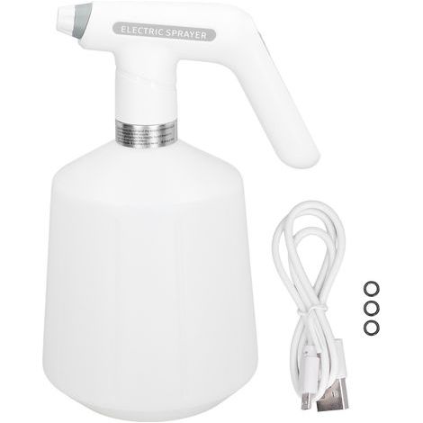 Bouteille de pulvérisation électrique 2000mah USB charge ABS et HDPE arroseur rotatif automatique arrosoir pour jardin 2.5L (1/5)