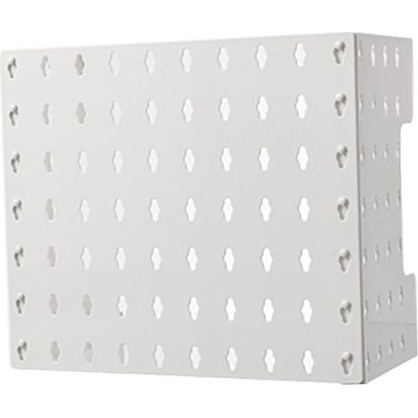 Panneau perforé mural multifonction sans perçage - Support de rangement et cache-tuyau pour chaudière gaz ABS (1/5)
