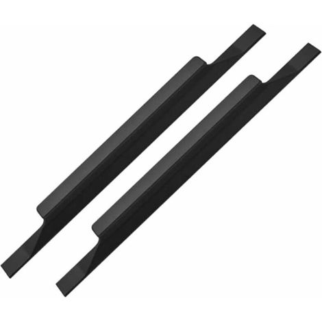 2x Poignées Européennes en Alliage D'aluminium Armoires de Cuisine Tire Poignées de Penderie Tirette Longueur Totale 180mm, Distance du Trou 96mm