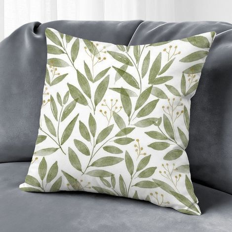 Housse de coussin fleurs printemps été, décoration salon chambre canapé,45×45cm (1/5)