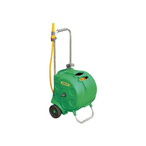 Hozelock – Enrouleur tuyau arrosage 30 m – Tuyau 1/2 pouce – Chariot compact avec accessoires – Pour terrains accidentés (1/7)