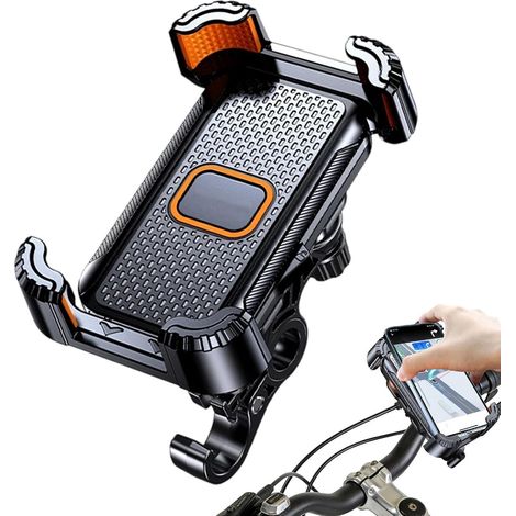 Support Téléphone Vélo Fixation Ajustable Antivibrations Portable Étanche Support Téléphone Moto Pour Route VTT Cyclisme Conduite Activités De Plein Air Sports Et Fitness Loisirs (1/5)