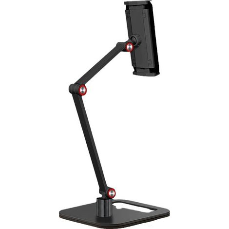 Support Tablette Métal Magnétique Portable – Socle Bureau iPad et Smartphone, Idéal pour Live Streaming et Usage Quotidien-x