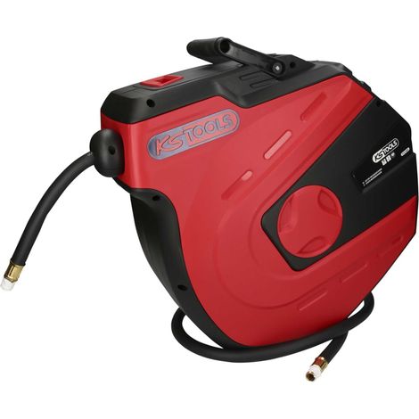 KS TOOLS enrollador de manguera de aire y agua - Pared - 15m - 3/8 inch - 515.3445 (1/4)