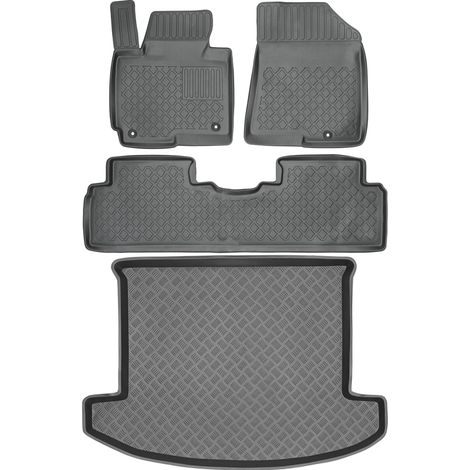 Juego de alfombrillas para coche y maletero para Kia Carens IV Minivan (2013-2019) (1/5)