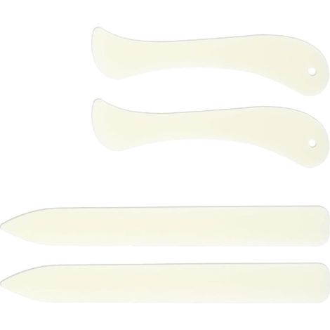 4 confezioni di piedini per piegare la carta, taglieri e piegatrici, piegatrici, macchine da taglio e piegatura a testa tonda, tavolette pieghevoli in carta e plastica (1/5)