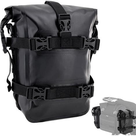 Sacocie De Motocyclette Grande Capacité De Rangement Moto Duffel Pannier Bagages de Voyage pour Moto pour Voyage Randonnée Urbaine Extérieur Camping (1/5)