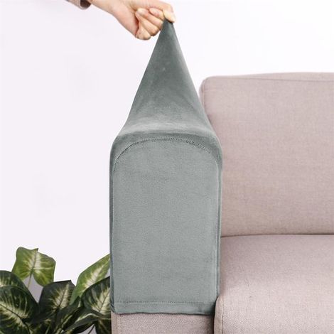Housse de canapé, housses d'accoudoirs de canapé, ensemble de 2 pièces, protection d'accoudoir, housse d'accoudoir, accoudoir de canapé, housse d'accoudoir de fauteuil, gants pour accoudoirs de canapé (1/5)