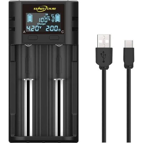Intelligent 21700 18650 Chargeur de Batterie LCD 21700 Chargeur de Batterie 21750 21700 18650 Chargeur 20700 22700 26650 26700 16340 (rcr123) 17650 17677 0 Ni-MHH. Batterie Rechargeable Ni-CD AA AAA (1/5)