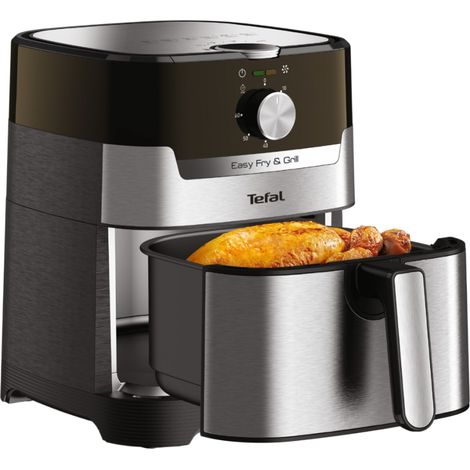 Tefal EY501D Easy Fry &amp Grill Classic Heißluft-Fritteuse edelstahl