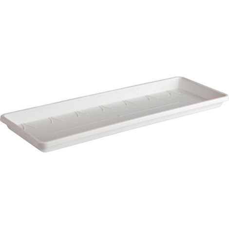 ELHO SOTTOVASO PER FIORIERE BARCELONA TROUGH SAUCER 40CM BIANCO