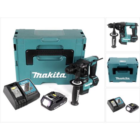 Makita DHR 171 RY1J 18V trapano a percussione senza spazzole a 2 fasi SDS Plus + 1x batteria 1,5Ah + caricatore (1/5)