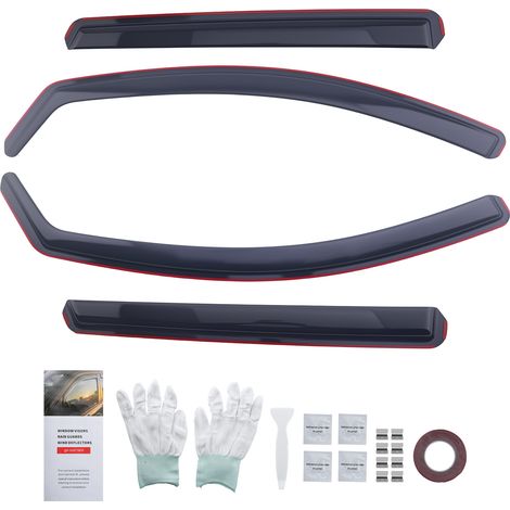 Window Visors Wind Deflectors for Nissan Qashqai 2014-2021 In-Channel Set 5 Door (1/5)