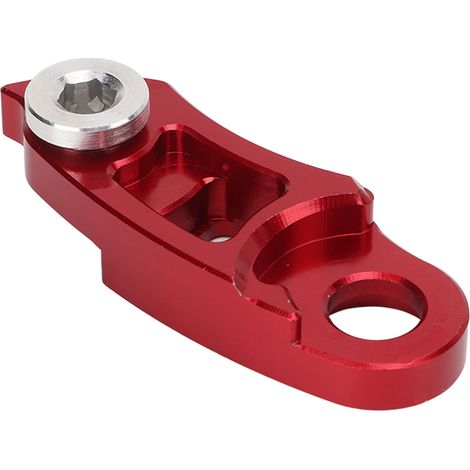 Cadre de VTT Crochet de Renvoi de Vitesse Prolongateur en Alliage d'Aluminium Accessoire Vélo Compatible avec Grand Pignon 34‑52T Rouge (1/5)
