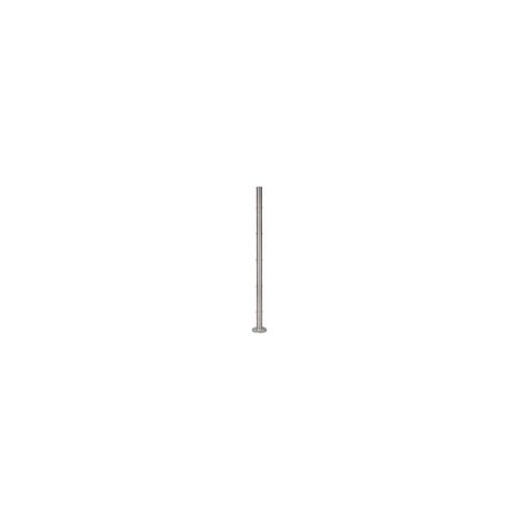 Deco Fer Forge – Poteau rond intermédiaire inox 316 pour montage traversant – Hauteur 970mm – Diamètre 42,4mm – Câble Ø4mm compatible