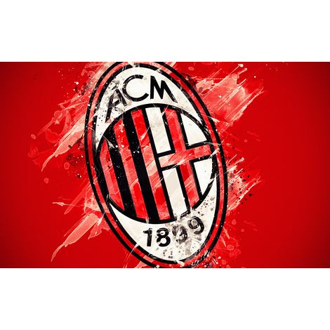 Papier peint panoramique Foot / Football - ACM - AC Milan - 512 cm x 320 cm (1/2)