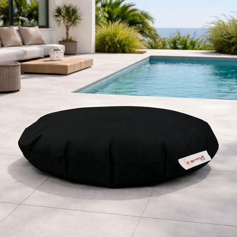 Pouf extérieur imperméable noir 2 positions ARTA (1/5)