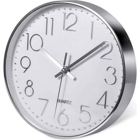 Horloge Murale - 20 cm - Silencieuse - Design Moderne - Pour Cuisine Bureau Intérieur - 1 Pièce (1/4)