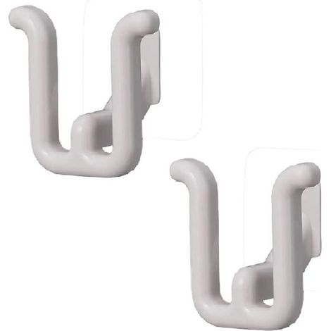 Set di 2 ganci per ciabatte da doccia/bagno, supporto portaoggetti autoadesivo, salvaspazio.