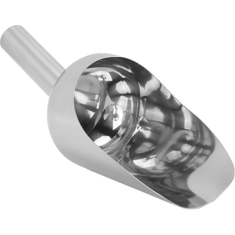 Pelle à glace en acier inoxydable, multifonctionnelle et de grande capacité, idéale pour la cuisine, les bars, les buffets, les fêtes et les mariages. (1/5)
